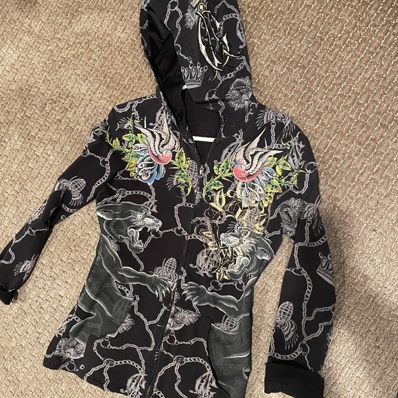 Ed Hardy/Christian Audigier Hoodie - Picture 1 of 5